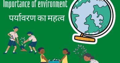 importantance of environment