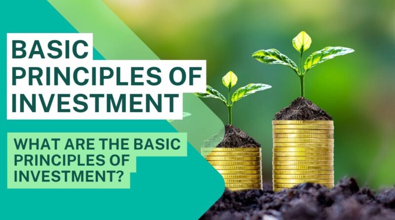 What are the basic principles of investment